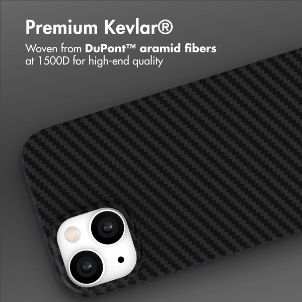 Accezz MagSafe Kevlar® Back Cover Apple iPhone 15 - Black
