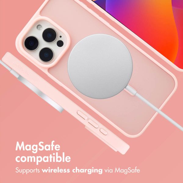 imoshion Colour Guard Back Cover with MagSafe Apple iPhone 15 Pro Max - Light Pink