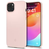 Spigen Thin Fit Backcover iPhone 15 - Pink Sand