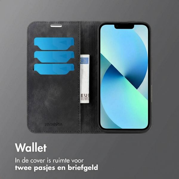 imoshion Slim Bookcase Apple iPhone 14 / 13 - Zwart