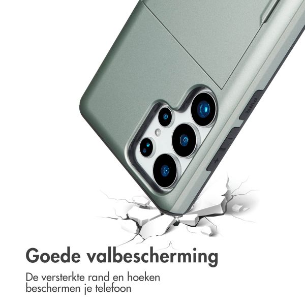 imoshion Backcover met pasjeshouder Samsung Galaxy S25 Ultra - Groen