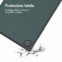 imoshion Trifold Bookcase Samsung Galaxy Tab A8 - Donkergroen