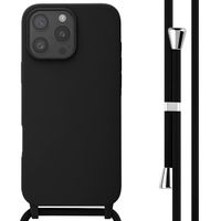 imoshion Silicone Case with Strap Apple iPhone 16 Pro Max - Black