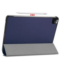 imoshion Trifold Bookcase iPad Pro 11 (2018/2020/2021/2022) - Donkerblauw