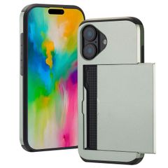 imoshion Backcover met pasjeshouder Apple iPhone 16 - Groen