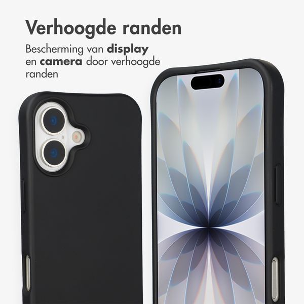 imoshion Color Backcover met afneembaar koord met MagSafe Apple iPhone 17 - Zwart