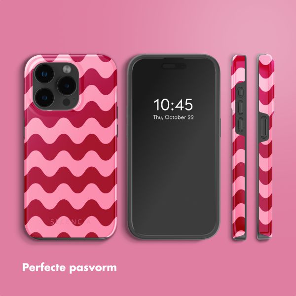 Selencia Vivid Tough Backcover met MagSafe iPhone 15 Pro Max - Wave Vibes Lipstick