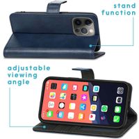 imoshion Luxe Bookcase iPhone 13 Pro Max - Donkerblauw