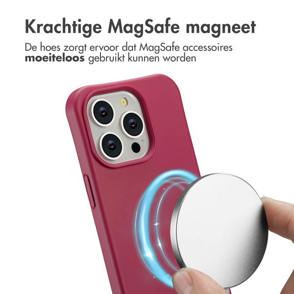 imoshion Color Backcover met afneembaar koord MagSafe Apple iPhone 14 Pro - Raspberry