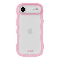 Holdit Wavy Case Apple iPhone Air - Transparent / Pink