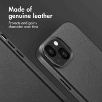 Accezz Leather Back Cover with MagSafe Apple iPhone 13 - Onyx Black