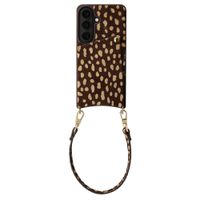 Selencia Nova Real Leather Back Cover with Card Holder Samsung Galaxy S26 - Fawn Chic