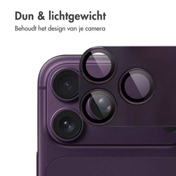 imoshion Camera Protector Glas 2 Pack voor de Apple iPhone 18 Pro Max - Plum