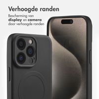 imoshion Color Backcover met MagSafe Apple iPhone 15 Pro Max - Zwart