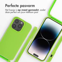imoshion Siliconen hoesje met koord Apple iPhone 14 Pro - Fluor Groen