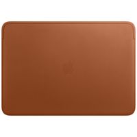 Apple Leather sleeve 16 inch - Saddle Brown