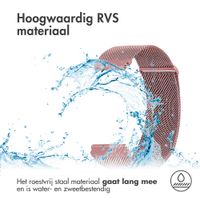 imoshion Milanees magnetisch bandje  - Universeel 22 mm aansluiting - Maat M - Roze