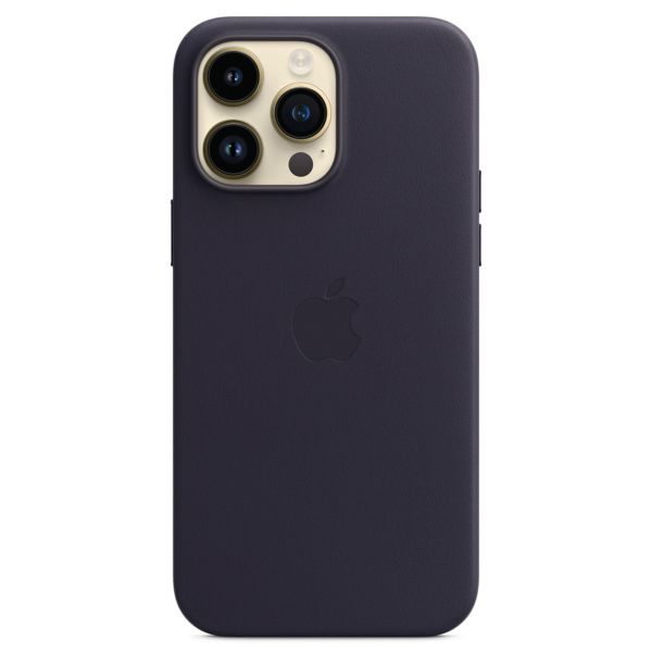 Apple Leather Back Cover with MagSafe Apple iPhone 14 Pro Max - Ink