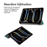 imoshion Trifold Bookcase Apple iPad Pro 13 (2025) M5 / (2024) M4 - Donkergroen