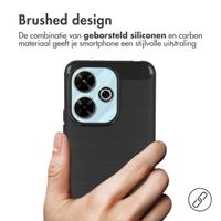 imoshion Brushed Backcover Xiaomi Redmi 13 4G - Zwart