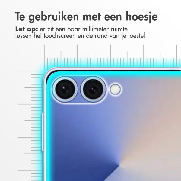 Accezz Gehard Glas Screenprotector 2-pack Samsung Galaxy Z Flip 7