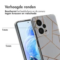 imoshion Design hoesje Xiaomi Redmi Note 12 Pro - White Graphic