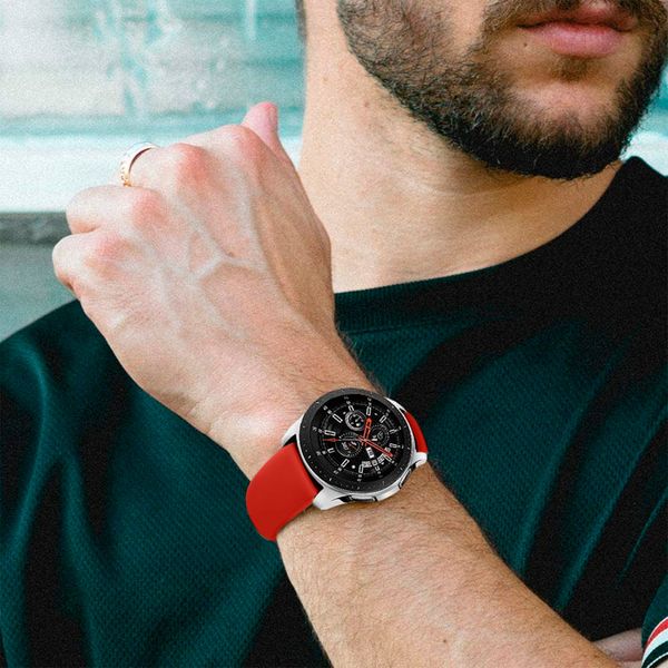 imoshion Siliconen bandje Galaxy Watch 46mm / Gear S3 Frontier /Watch 3 45mm - Rood