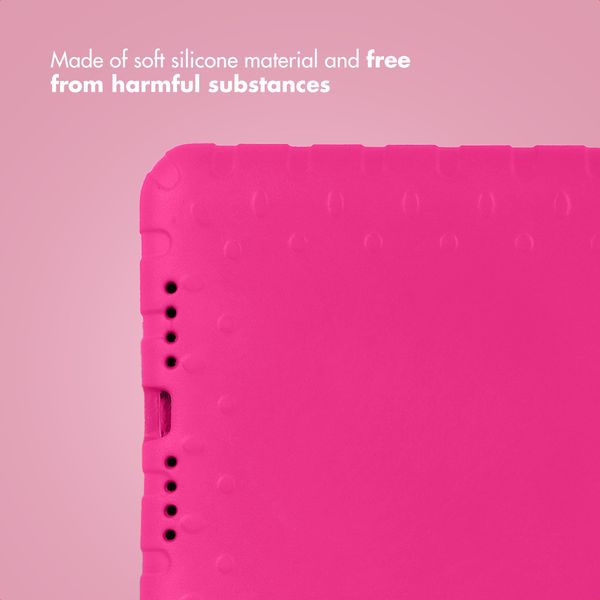 imoshion Kids-Proof Back Cover with Handle Apple iPad 9 (2021) 10.2 inch / iPad 8 (2020) 10.2 inch / iPad 7 (2019) 10.2 inch - Pink