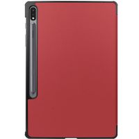 imoshion Trifold Bookcase Samsung Galaxy Tab S8 Plus / S7 Plus / S7 FE 5G - Rood