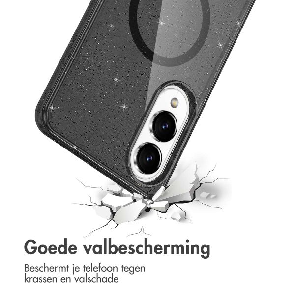 imoshion Sparkle Backcover met MagSafe Samsung Galaxy S25 Edge - Zwart
