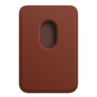 Apple Leather Wallet MagSafe (Apple Wallet 2nd Generation) - with Built-in AirTag Feature - Umber