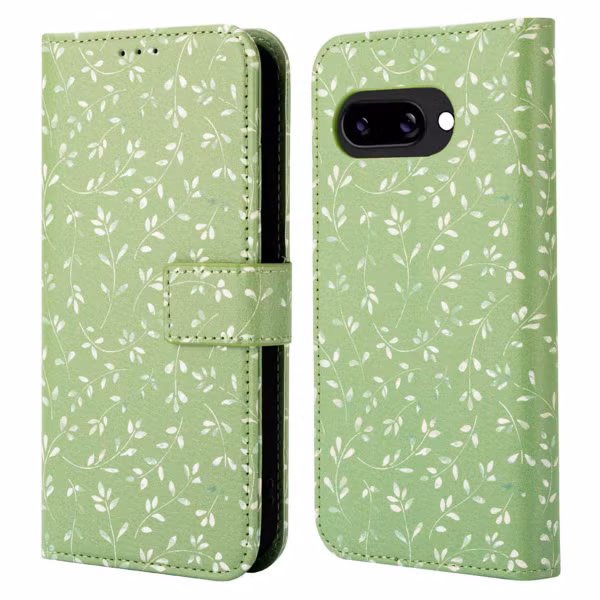 imoshion Design Bookcase Google Pixel 9A - Green Flowers