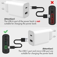 imoshion Powerbank - 6000 mAh - Quick Charge - Black