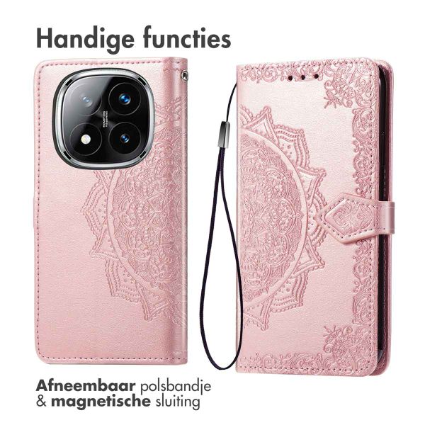 imoshion Mandala Bookcase Xiaomi Poco X7 - Rosé Goud