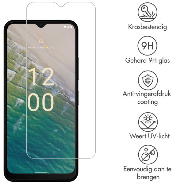 Selencia Gehard Glas Screenprotector Nokia C32