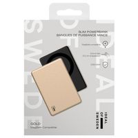 iDeal of Sweden Slim MagSafe Powerbank 5.000 mAh - Draadloze powerbank - Gold