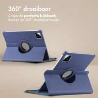 imoshion 360° draaibare Bookcase Xiaomi Pad 6S Pro 12.4 - Donkerblauw