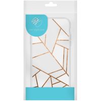 imoshion Design hoesje voor Samsung Galaxy A52(s) (5G/4G) - Grafisch Koper / Wit