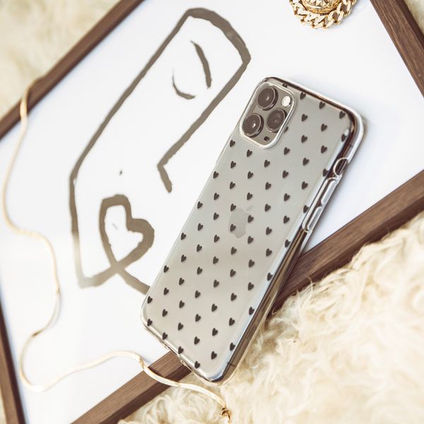 imoshion Design hoesje iPhone 5 / 5s / SE - Hartjes - Zwart