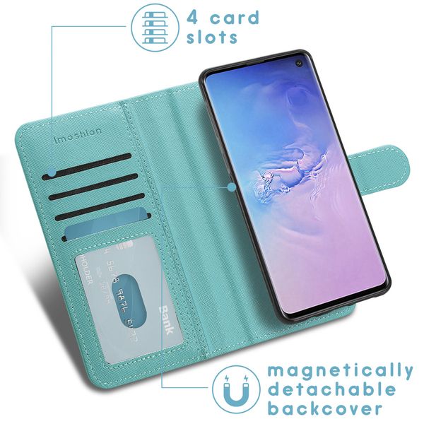 imoshion Luxe Portemonnee Samsung Galaxy S10 - Turquoise