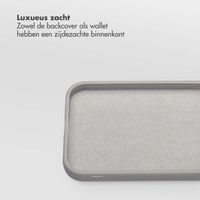 Selencia Olyn Uitneembare Bookcase met MagSafe Apple iPhone 15 - Grijs