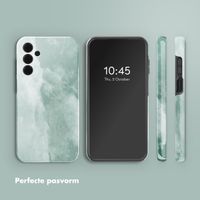 Selencia Vivid Backcover Samsung Galaxy A15 (5G) - Marble Grayed Jade