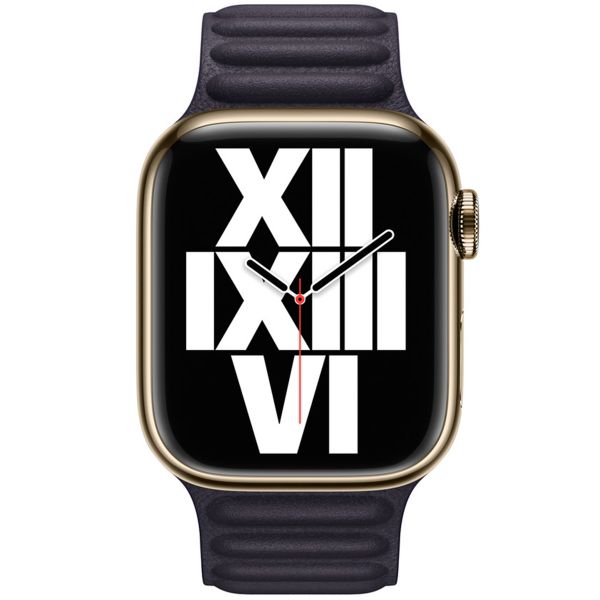 Apple Leather Link Apple Watch | 38/40/41/42 mm - Size M/L - Ink