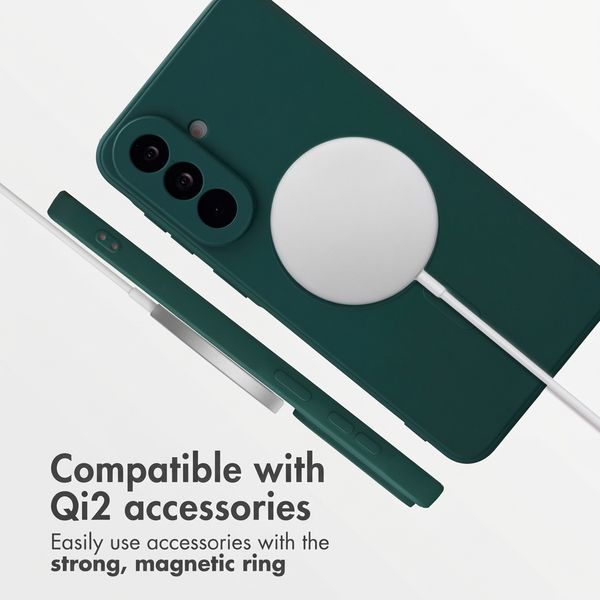 imoshion Colour Back Cover with MagSafe Samsung Galaxy A37 (5G) - Dark Green