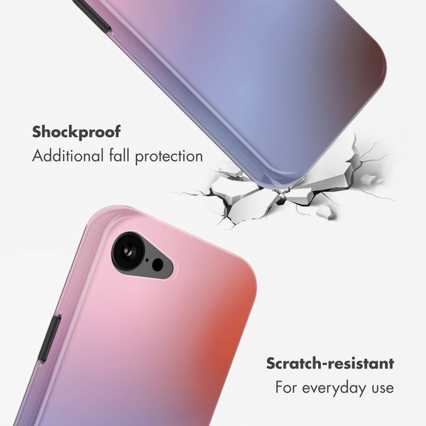 Selencia Vivid Back Cover with MagSafe Apple iPhone 17e / 16e - Gradient Soft Blush