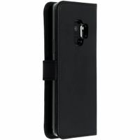 Selencia Echt Lederen Bookcase Samsung Galaxy S9 - Zwart