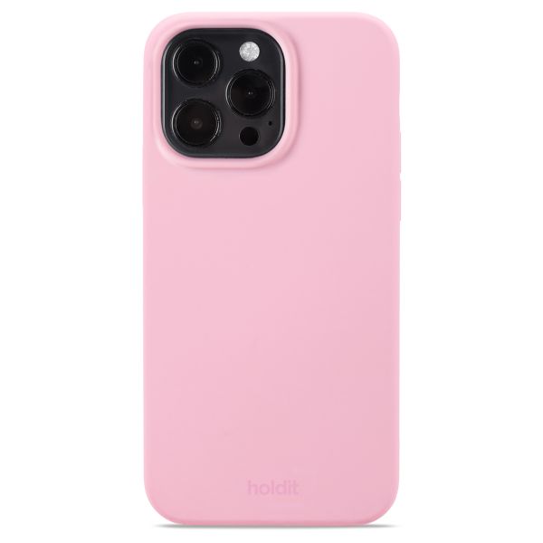 Holdit Silicone Case iPhone 15 Pro Max - Pink