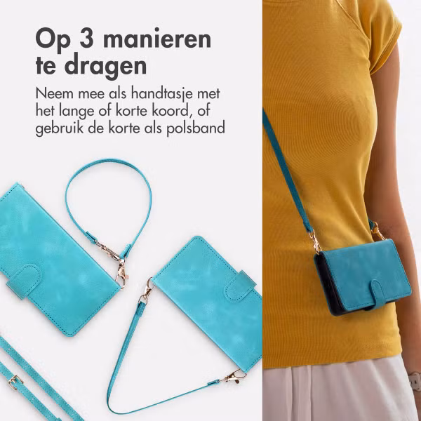 imoshion Bookcase met koord Samsung Galaxy S23 - Turquoise