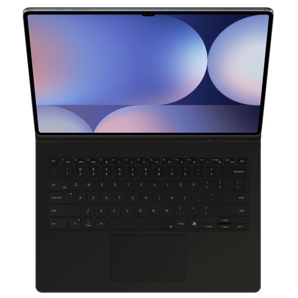 Samsung Originele Book Cover QWERTY Keyboard Samsung Galaxy Tab S10 Ultra / Tab S9 Ultra - Zwart