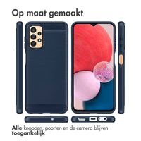 imoshion Brushed Backcover Samsung Galaxy A13 (5G) - Donkerblauw